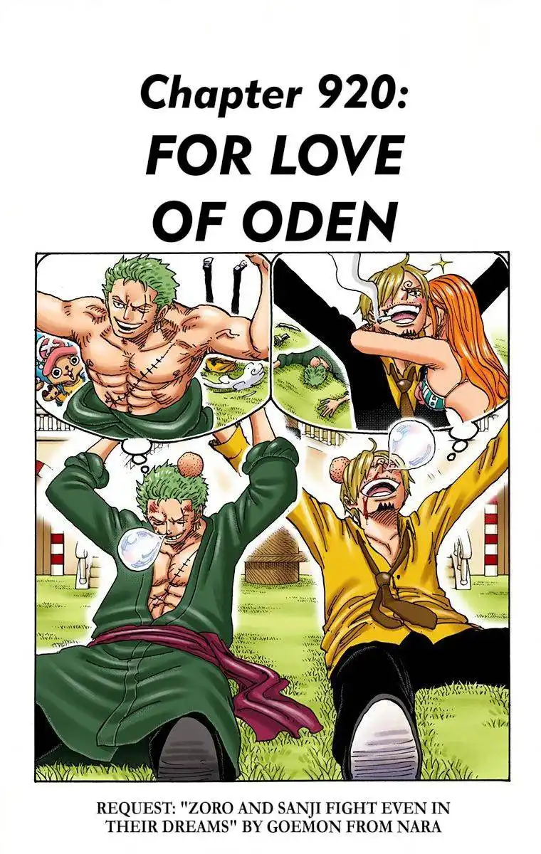 One Piece - Digital Colored Comics Chapter 920 1
